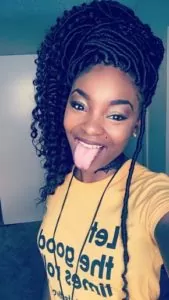 side swept updo goddess locs