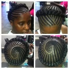 circular halo braid design