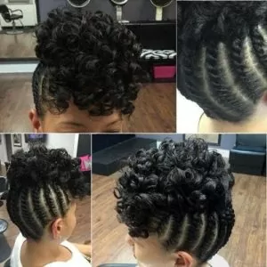 flat twists and curls