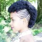 frohawk with cornrows