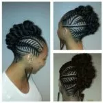 iverson braids faux hawk