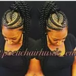 iverson braids high ponytail