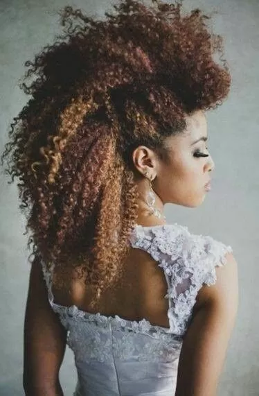 two toned frohawk