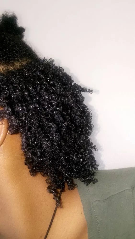 natural hair moisturized coils