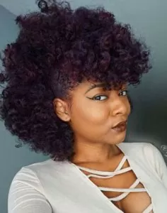 pretty purple frohawk