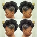 sleek tuck and roll frohawk