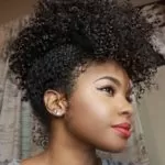 super curly frohawk