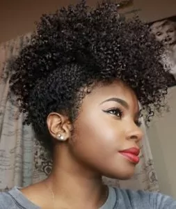 super curly frohawk