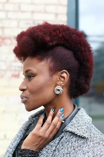 two toned frohawk