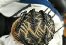 zig zag large and small iverson braids