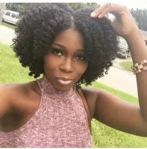 Braid Out With Middle Part