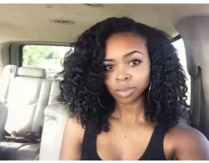 Braid Out With Side Part