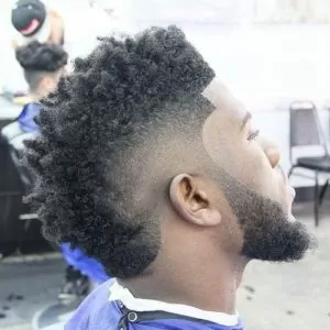 Burst Fade Frohawk