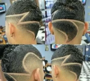 Burst Fade With Sharp Design