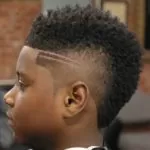 Burst Fade With Two Lines