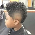 Curly Burst Fade