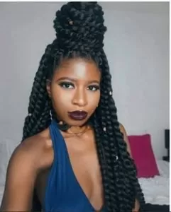 Half Up Half Down Havana Twists