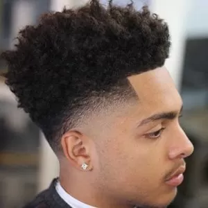 High Top Burst Fade