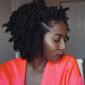 Juicy Braid Out On Medium Length Hair