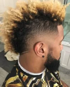 Long Blonde Frohawk
