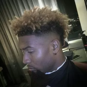 Odell Beckham Curly Cut