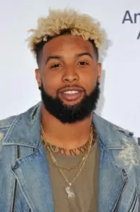 Odell Beckham Full Beard Blonde Hair