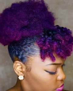Purple Pineapple With Bangs