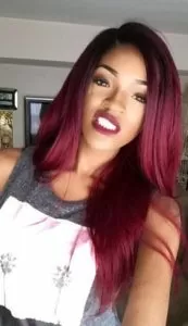 Silky Straight Burgundy Remy Sew In