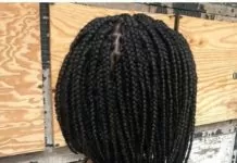35 Short Box Braids Styles To Try This Season For A Hot New look Stacked Box Braids Bob