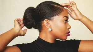 Natural Hair Sleek Edges