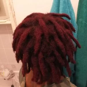Red Afro Dreads
