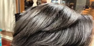 Dominican Blowout On Natural Hair dominican blowout shiny hair
