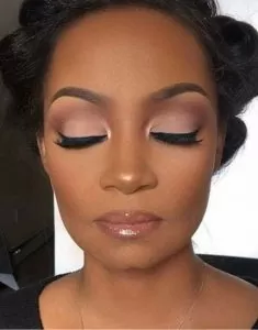 brown makeup