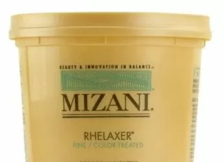 mizani relaxer color treated