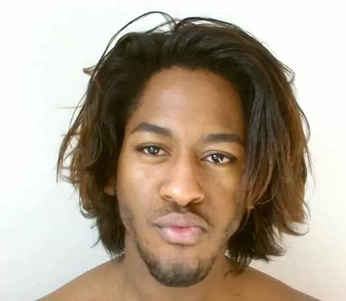 relaxed hair man