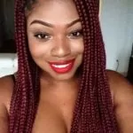 Classic Red Box Braids