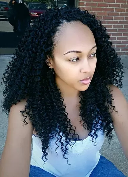 Tousled Crochet Braids