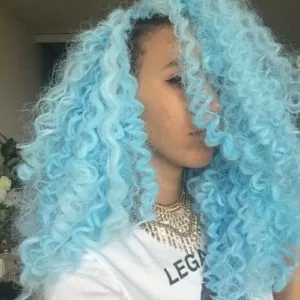 Ice Blue Crochet Braids