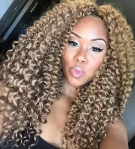 Long Blonde Crochet Braids
