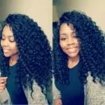 Long Crochet Braids With Side Parts