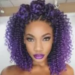 Purple Crochet Braids