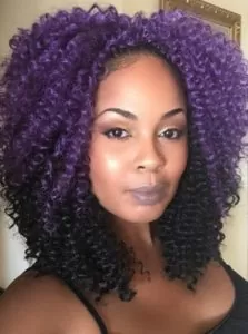 Purple Ombre Crochet Braids