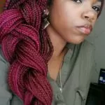 Red Box Braids Jumbo Braid