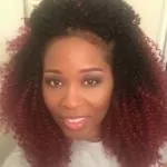 Red Ombre Crochet Braids