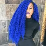 Royal Blue Crochet Braids