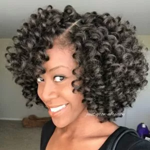 Side Part Crochet Braids