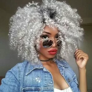 Silver Crochet Braids