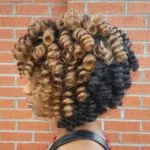 Two Toned Crochet Braid Bob