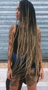 Blonde Ombre Box Braids