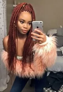 Copper Red Box Braids